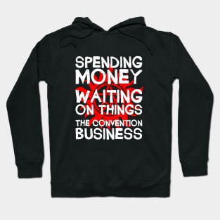 The Convention Business (Red and White) Hoodie